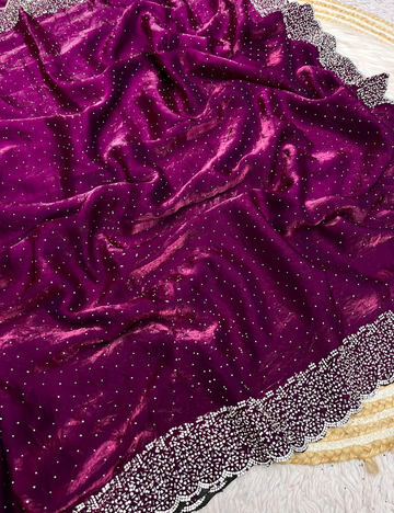 Space Silk with Jarkhan work