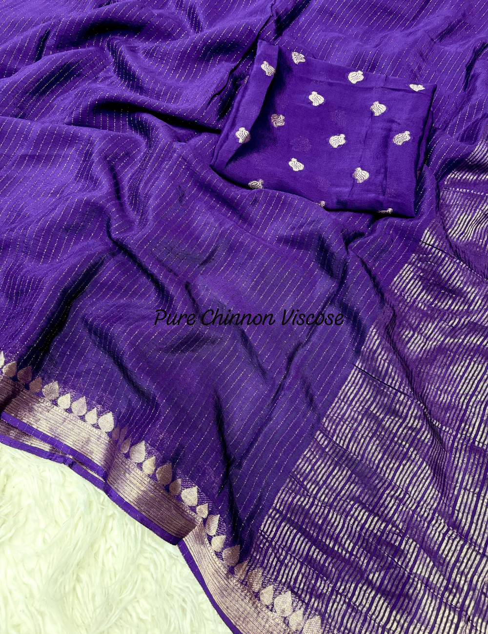 Pure Chinnon Viscose - Purple