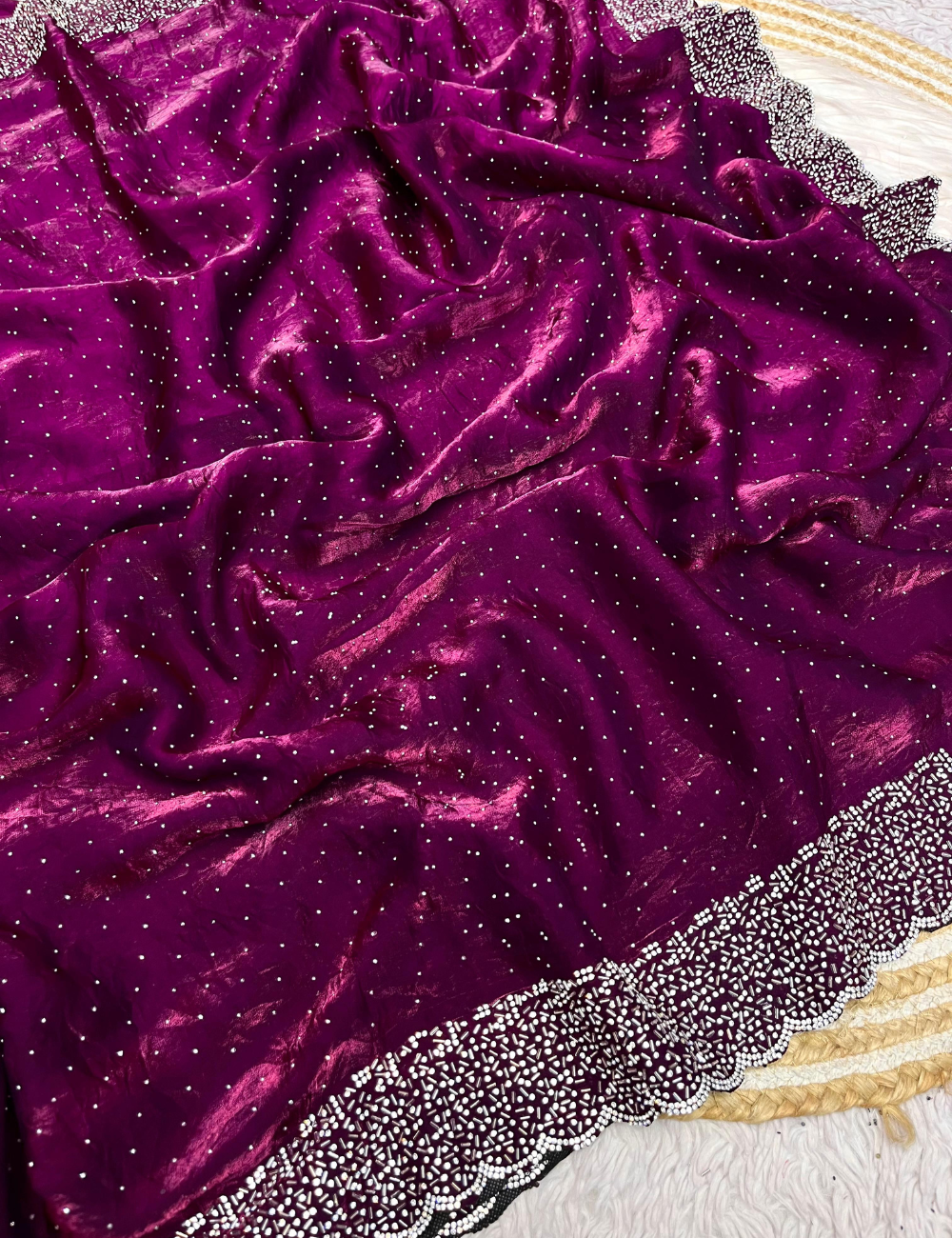Space Silk with Jarkhan work