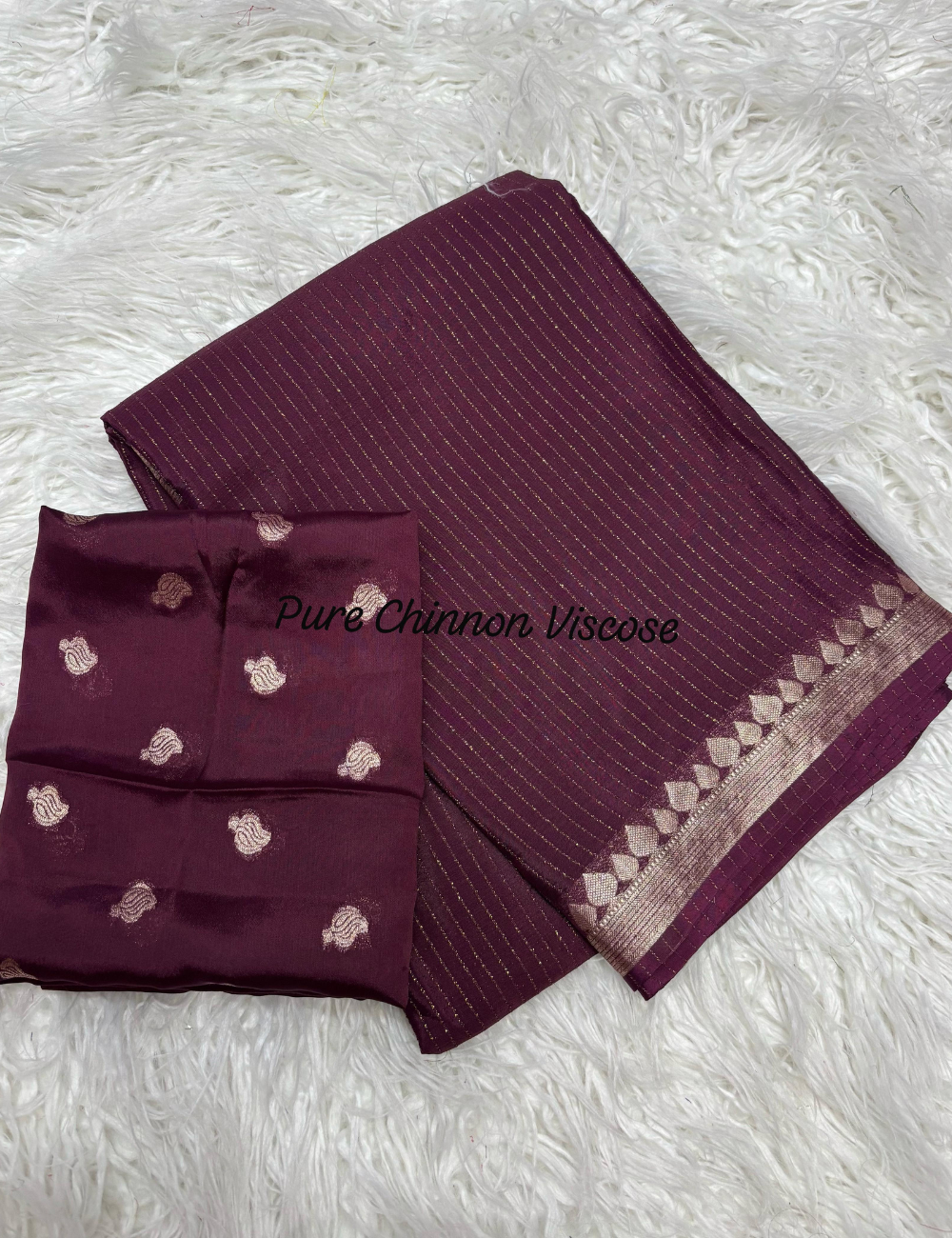 Pure Chinnon Viscose - Maroon