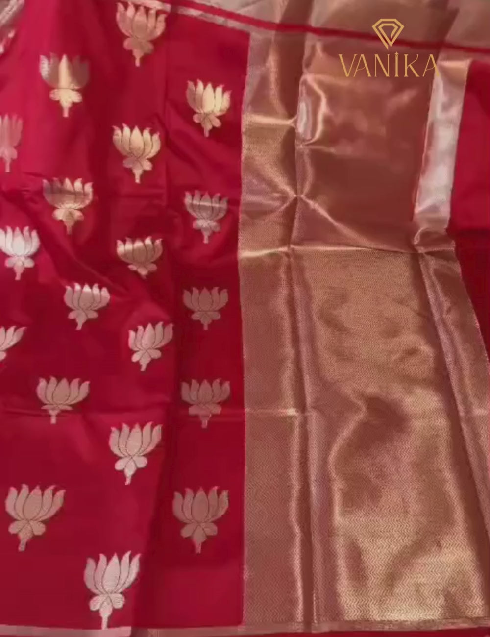 Kajol Inspired Soft Banarasi Mashru Silk - Red